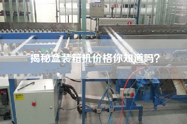 揭秘盒裝箱機價(jià)格你知道嗎？