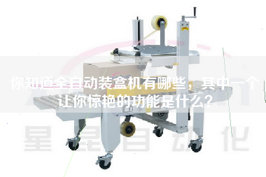 你知道全自動(dòng)裝盒機有哪些，其中一個(gè)讓你驚艷的功能是什么？