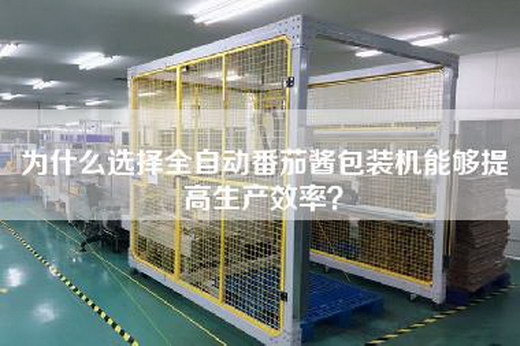 為什么選擇全自動(dòng)番茄醬包裝機能夠提高生產(chǎn)效率？